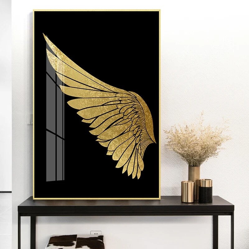 Gold Wings Canvas