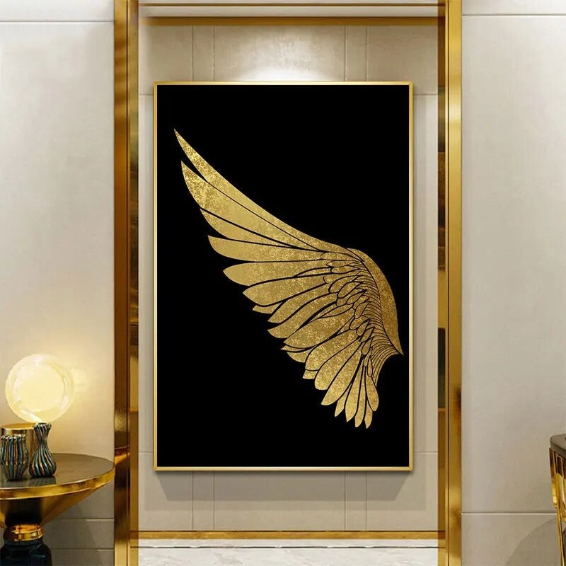 Gold Wings Canvas