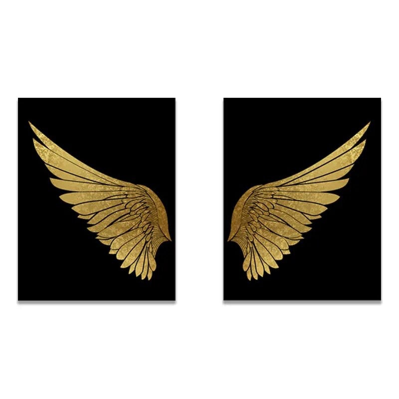 Gold Wings Canvas