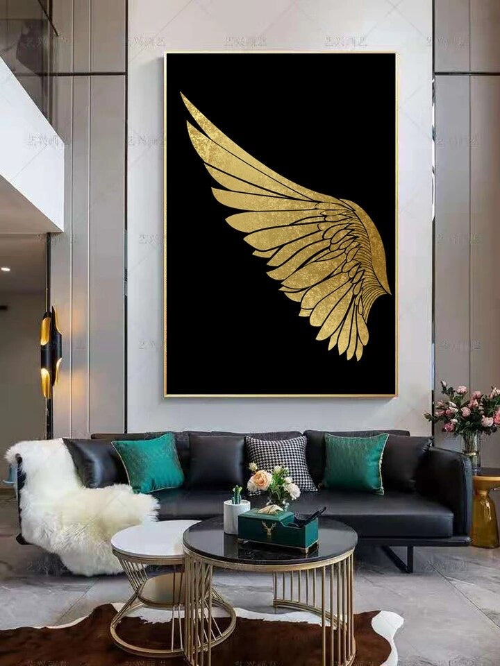 Gold Wings Canvas