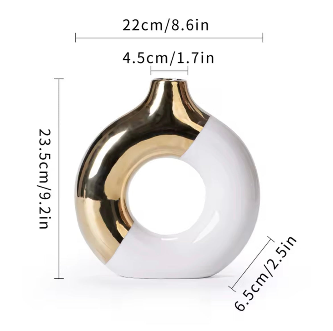 2 Tone Boho Vase Set