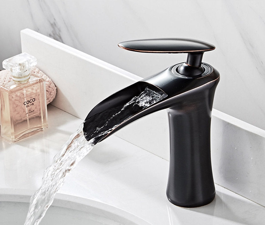 Lux Widespread Waterfall Faucet