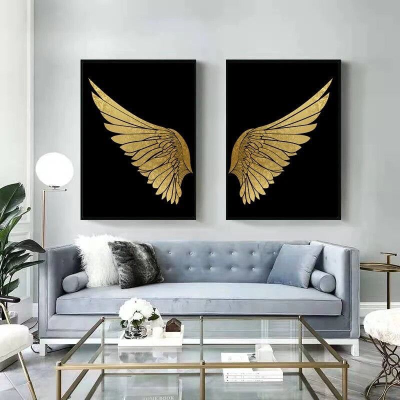 Gold Wings Canvas