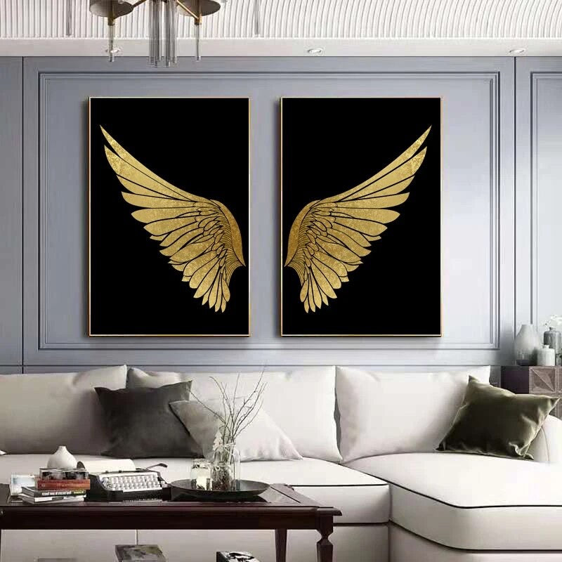 Gold Wings Canvas