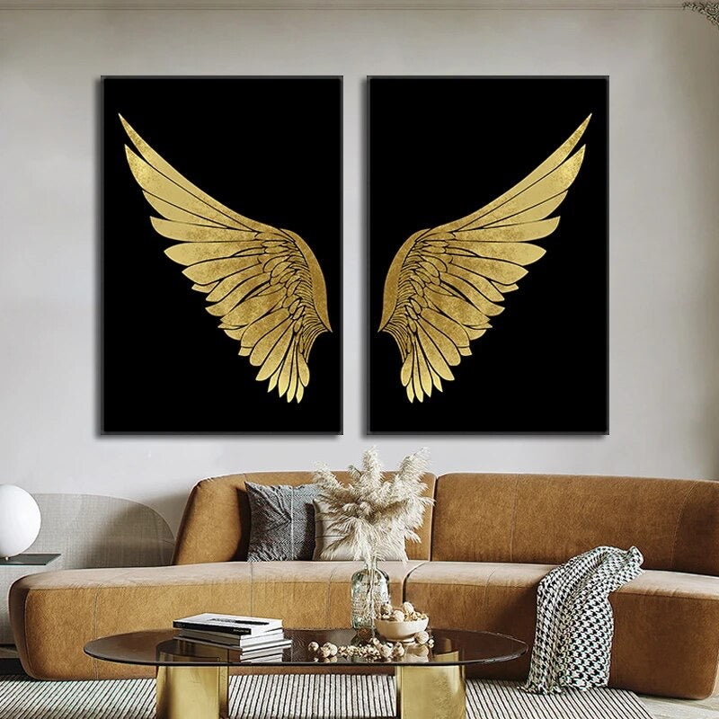 Gold Wings Canvas