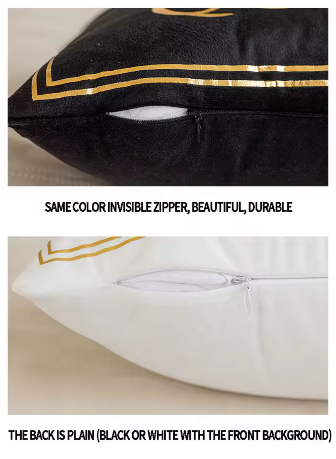 Gold Crown Pillow Shams