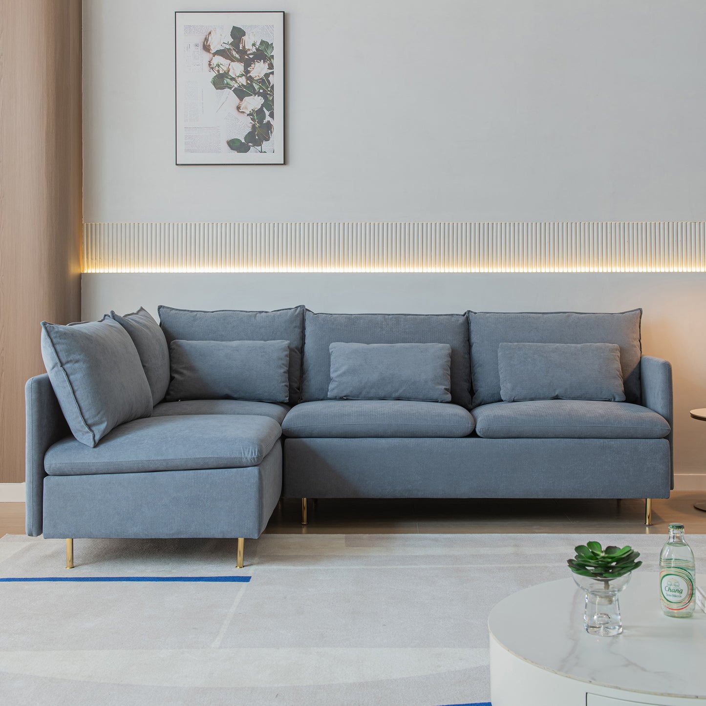 Modular L-shaped Corner Sofa