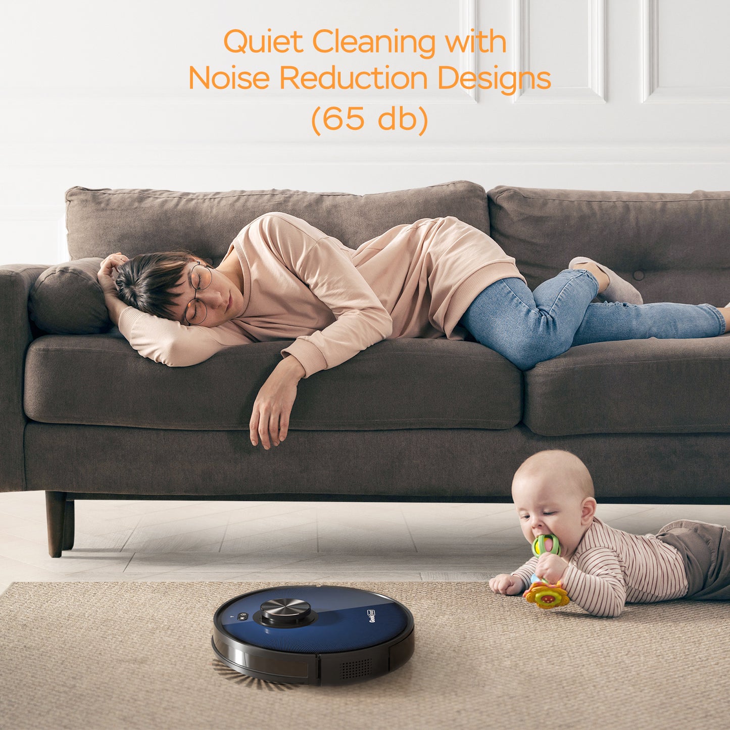 Geek Smart L7 Robot Vacuum Cleaner And Mop; LDS Navigation