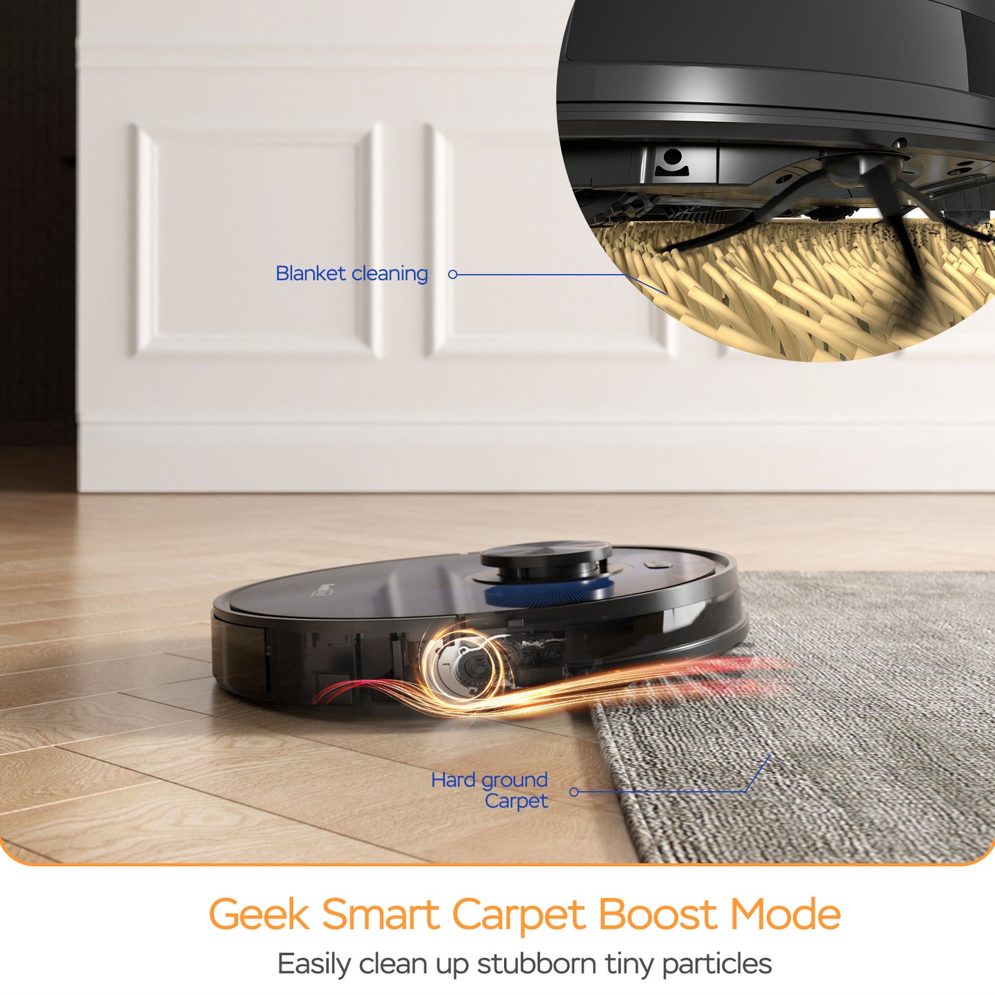 Geek Smart L7 Robot Vacuum Cleaner And Mop; LDS Navigation