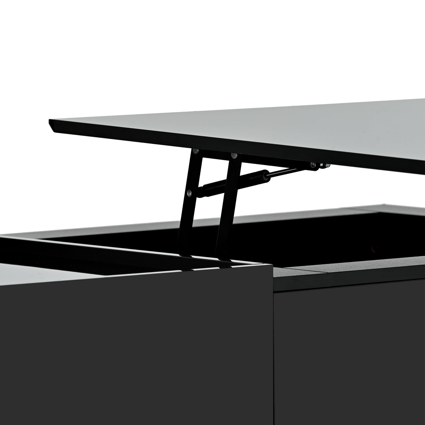 Multi-functional Coffee Table with Lifted Tabletop, Contemporary Cocktail Table