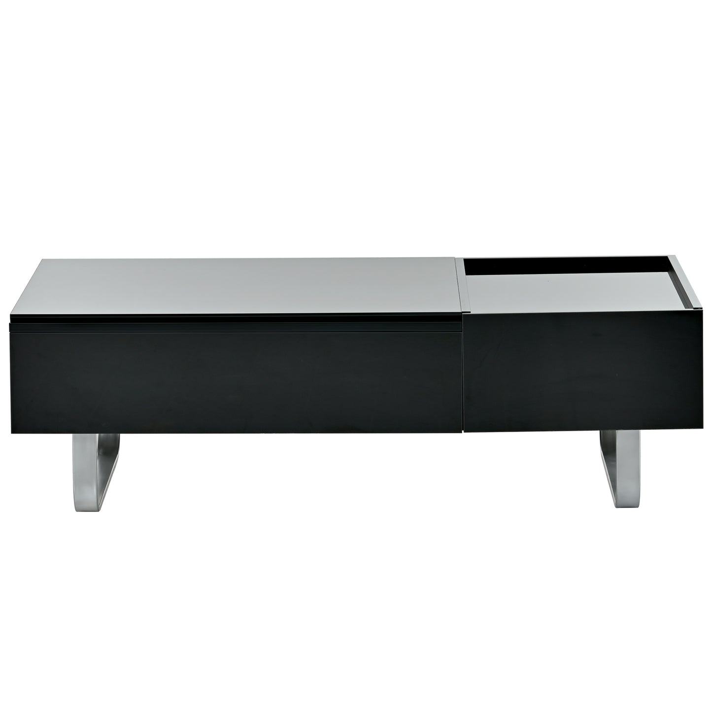 Multi-functional Coffee Table with Lifted Tabletop, Contemporary Cocktail Table