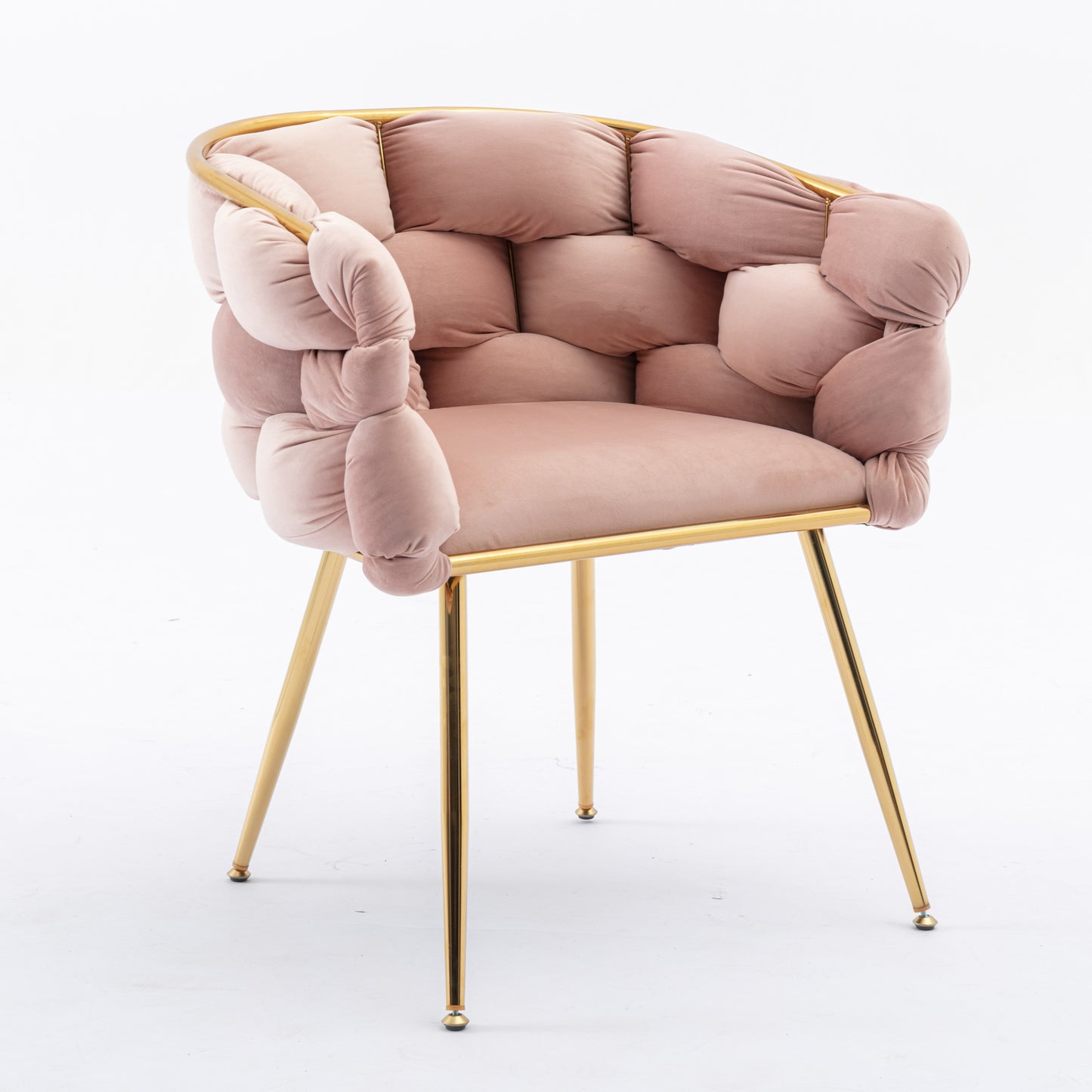 Modern Leisure Velvet Sofa Chair, set of 2