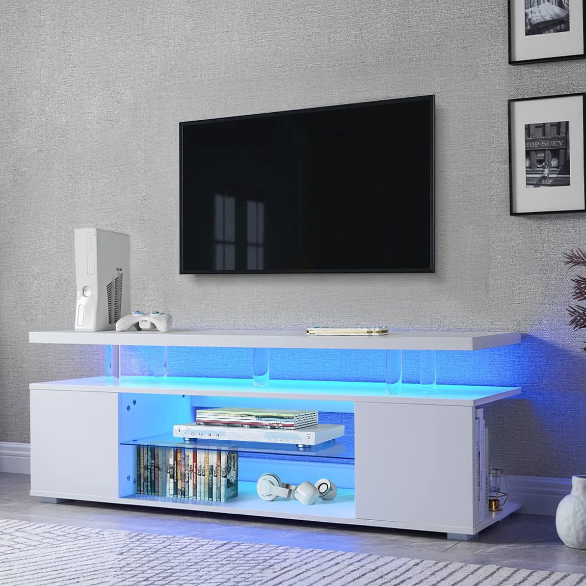 70 Inch TV LED Entertainment Center