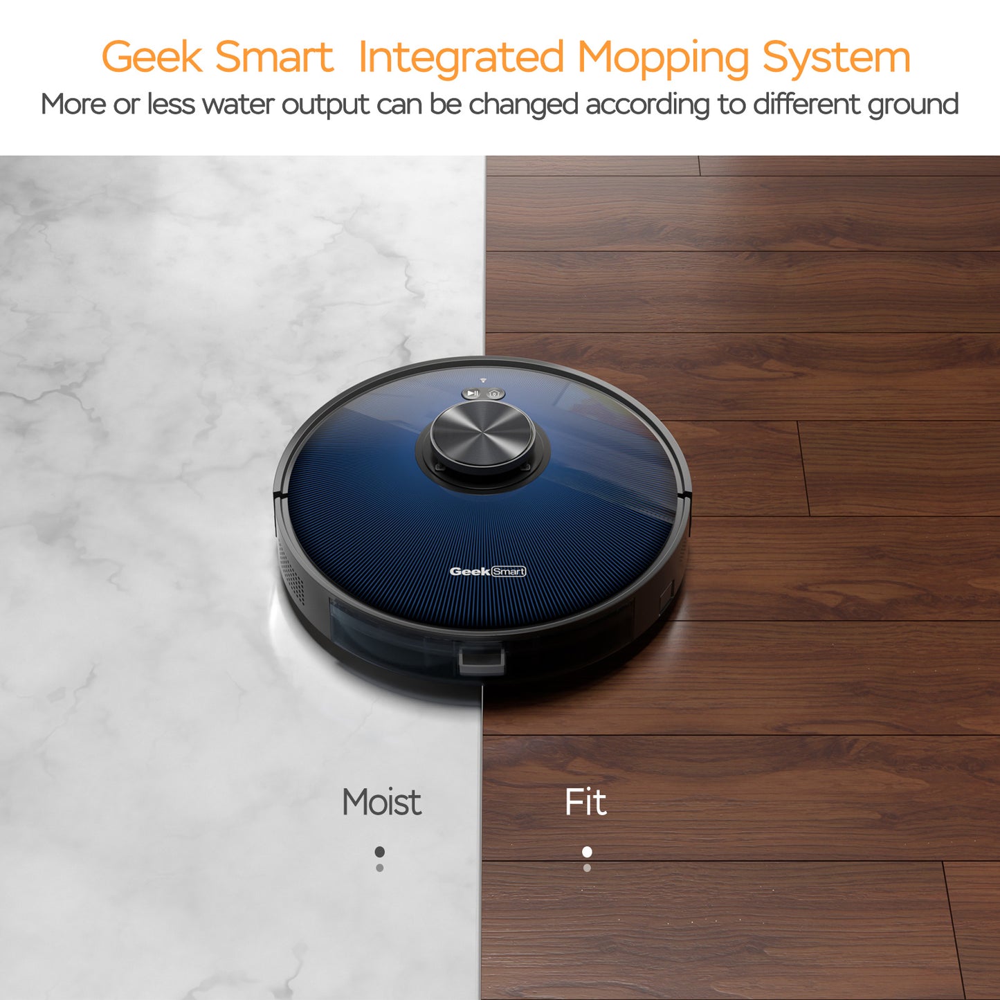 Geek Smart L7 Robot Vacuum Cleaner And Mop; LDS Navigation