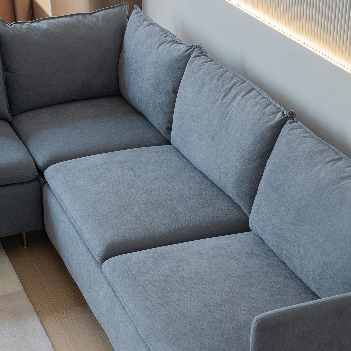 Modular L-shaped Corner Sofa