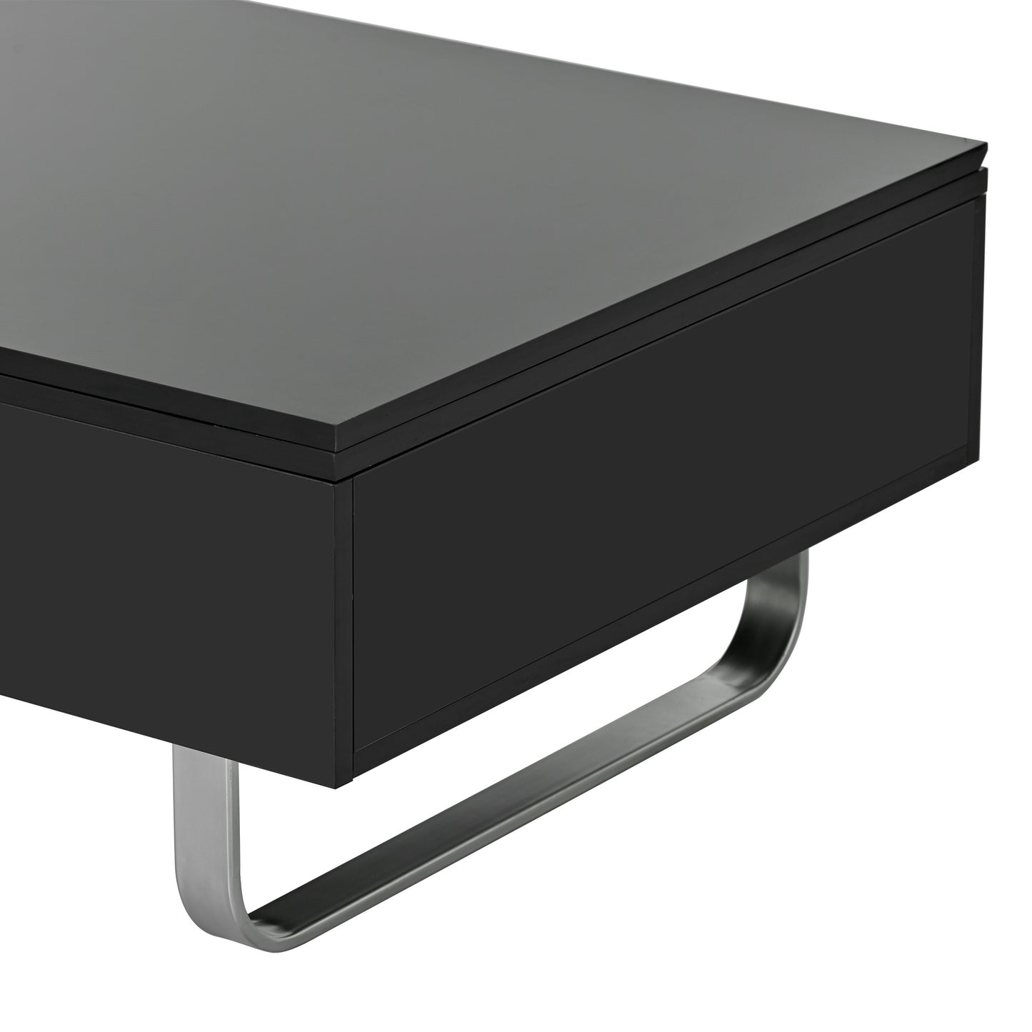 Multi-functional Coffee Table with Lifted Tabletop, Contemporary Cocktail Table