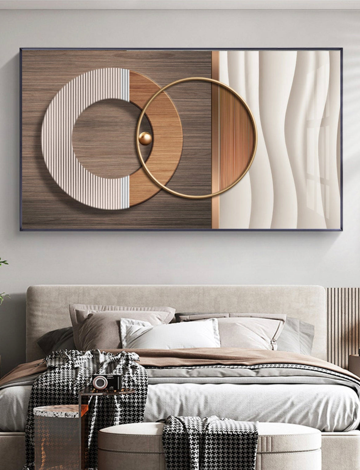 Geo Grain Canvas