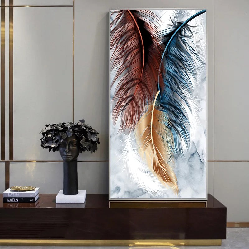 Forms of Feathers Canvas