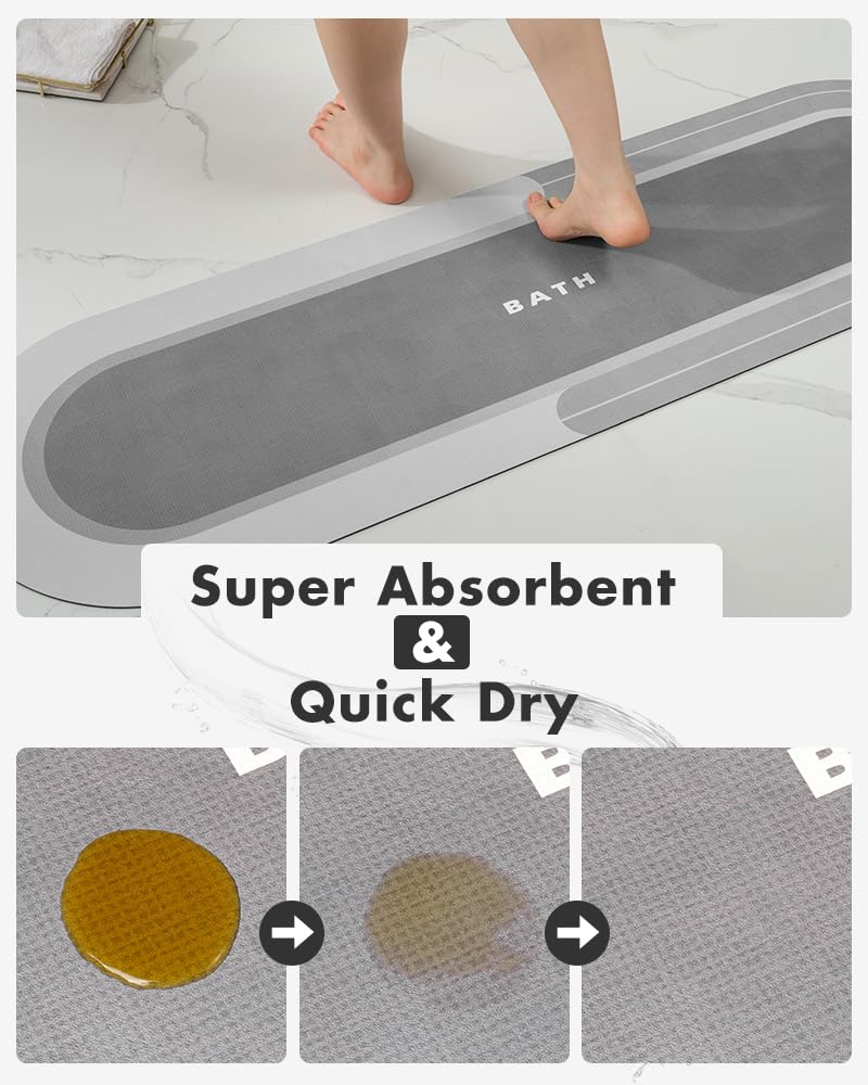 Absorbent Non Slip Quick Dry Bathmat