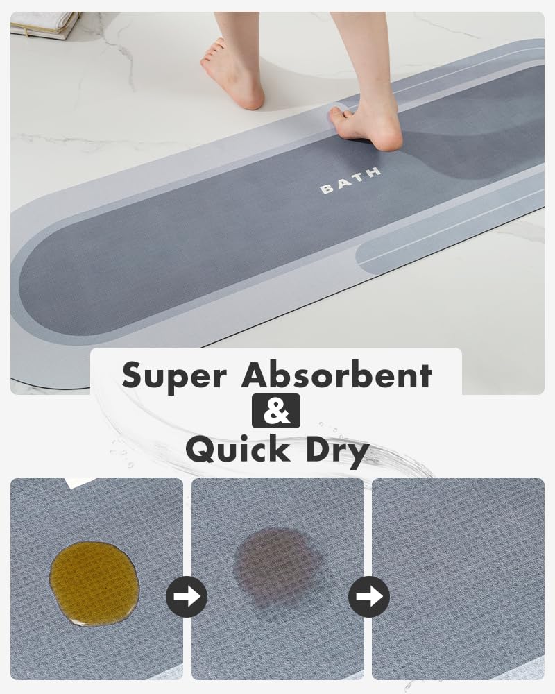 Absorbent Non Slip Quick Dry Bathmat