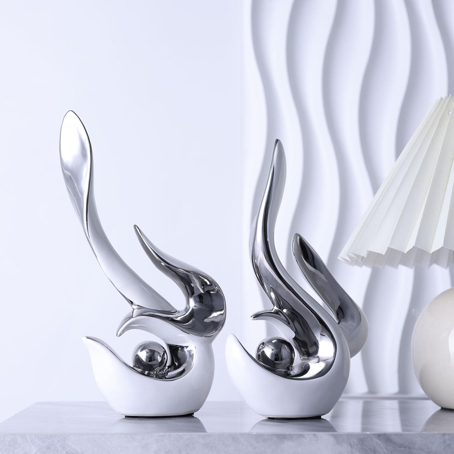 Abstract  Porcelain Accent