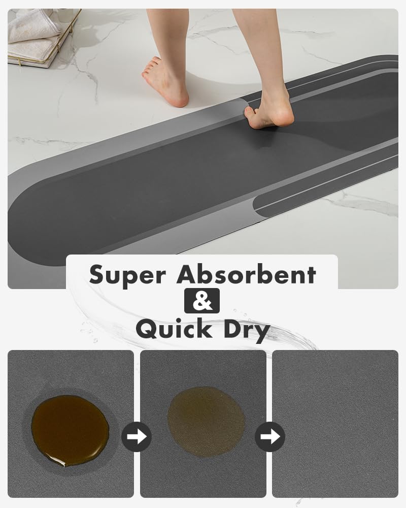 Absorbent Non Slip Quick Dry Bathmat