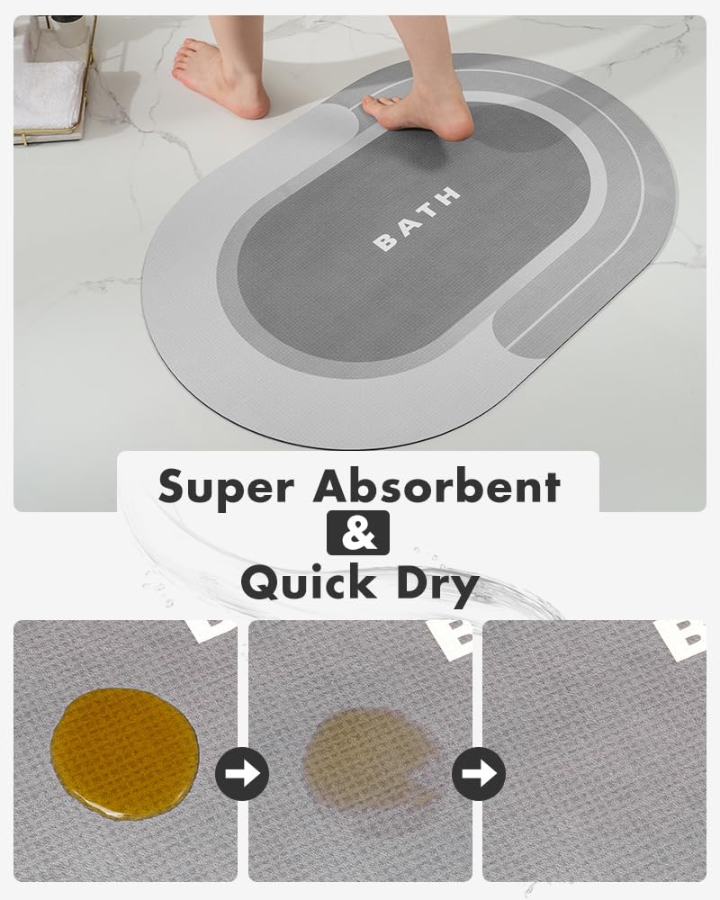 Absorbent Non Slip Quick Dry Bathmat