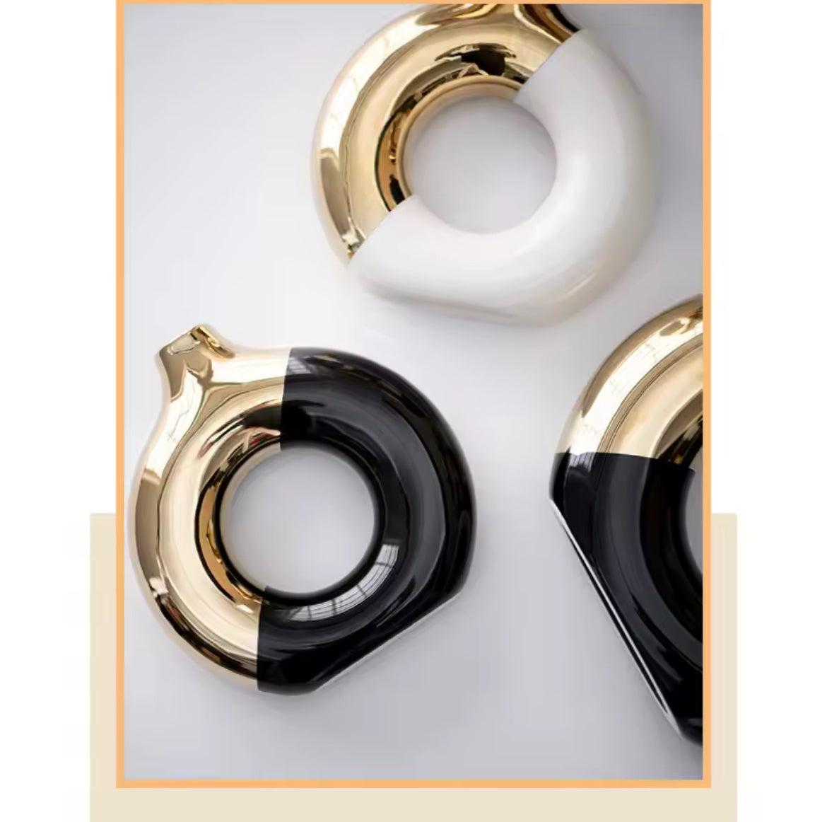 2 Tone Boho Vase Set