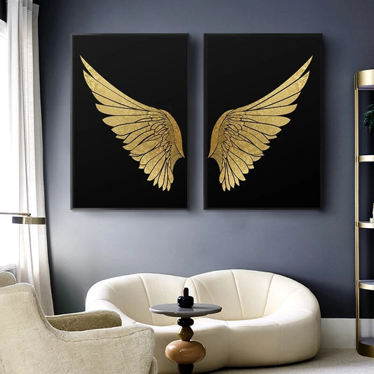 Gold Wings Canvas