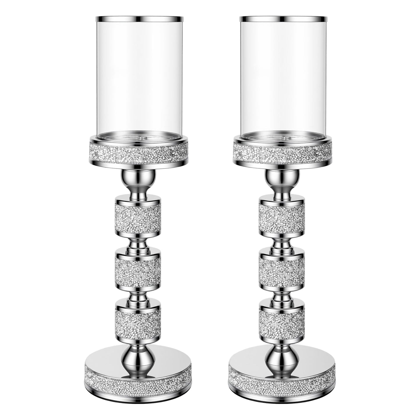 Gold Crystal Candle Stand