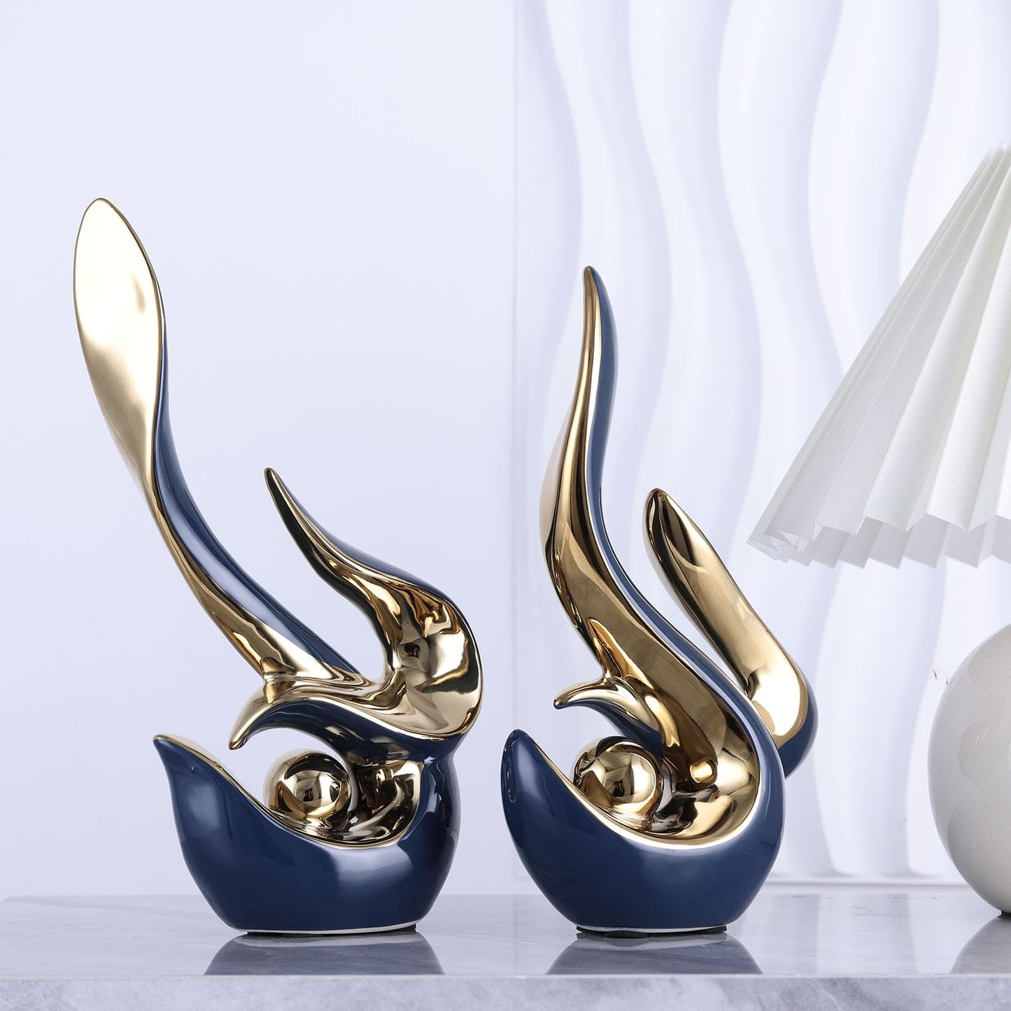 Abstract  Porcelain Accent