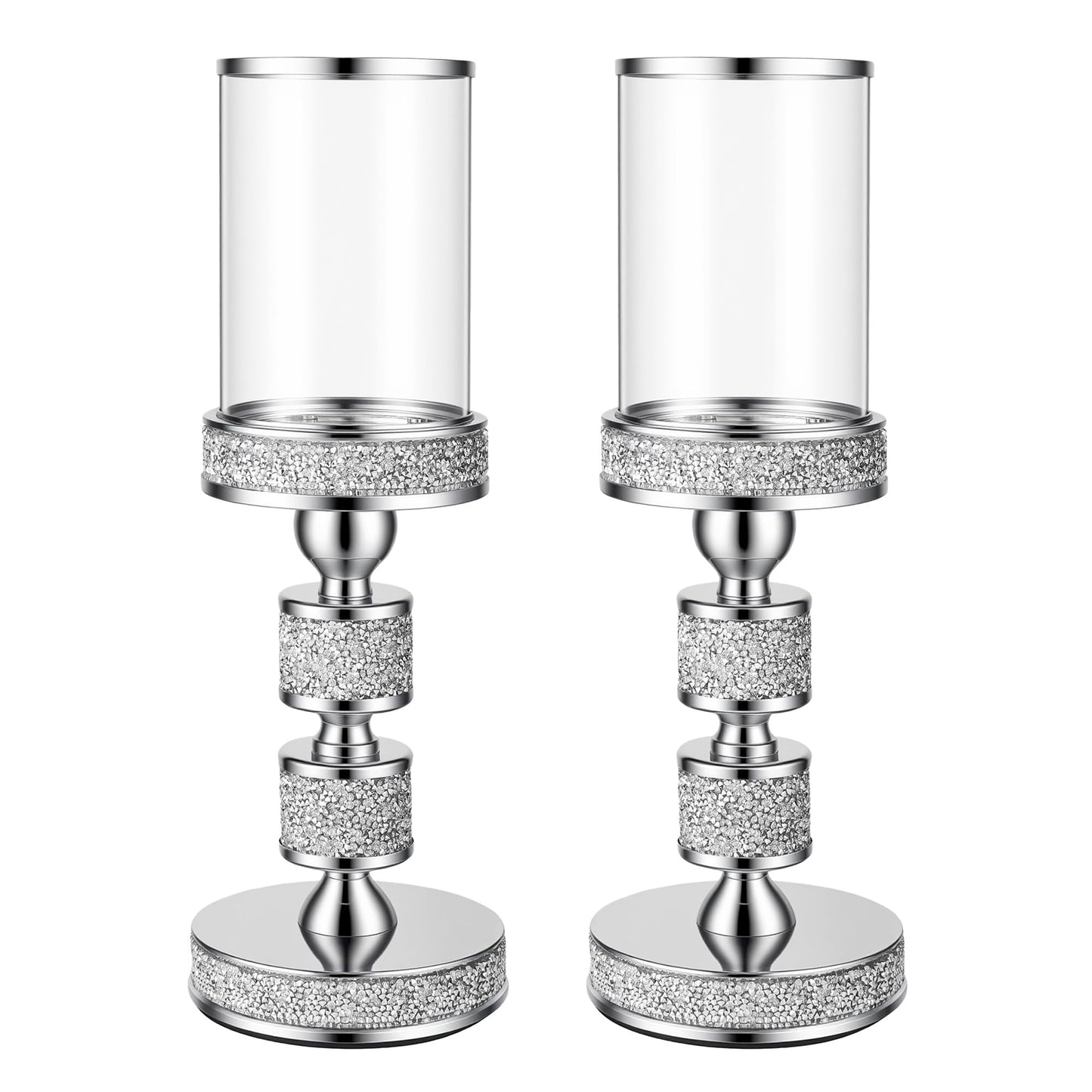 Gold Crystal Candle Stand
