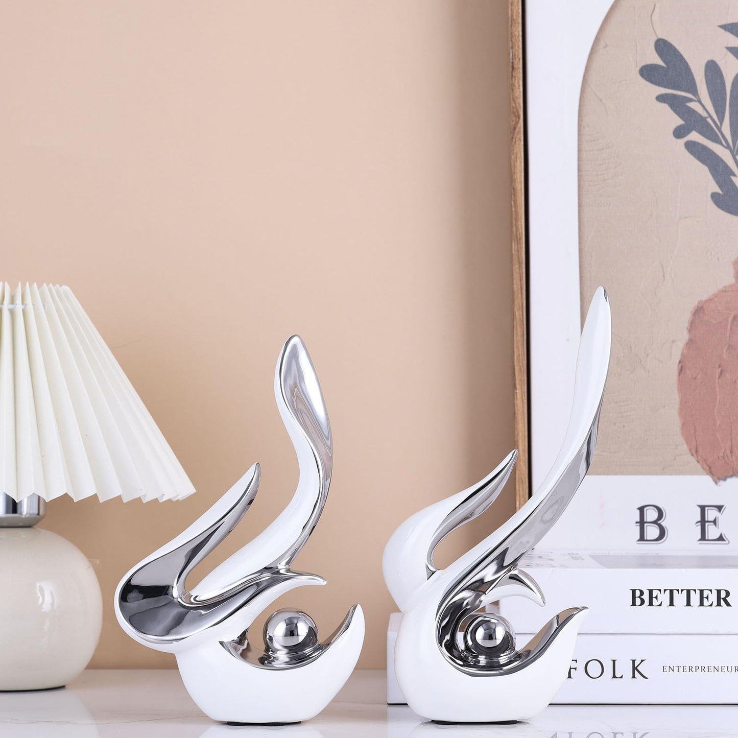 Abstract  Porcelain Accent