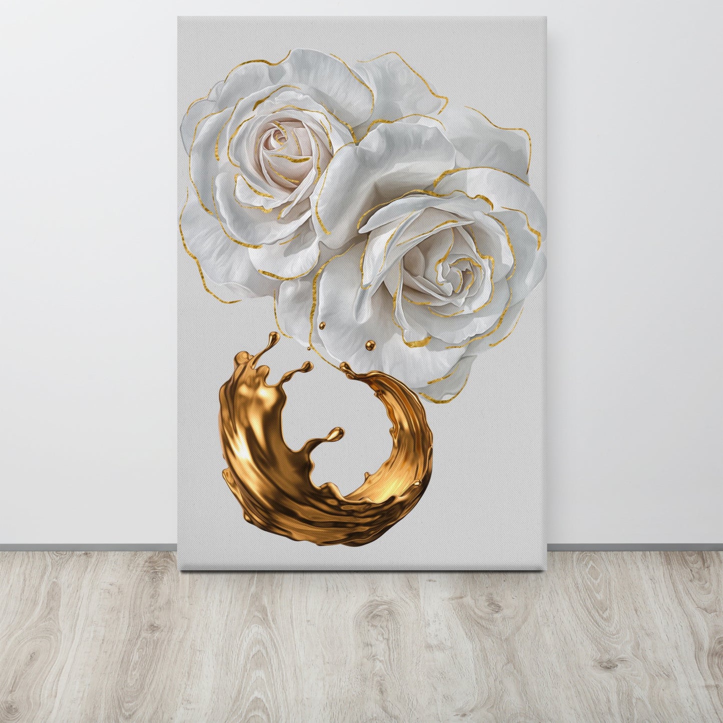 Golden Flower Canvas