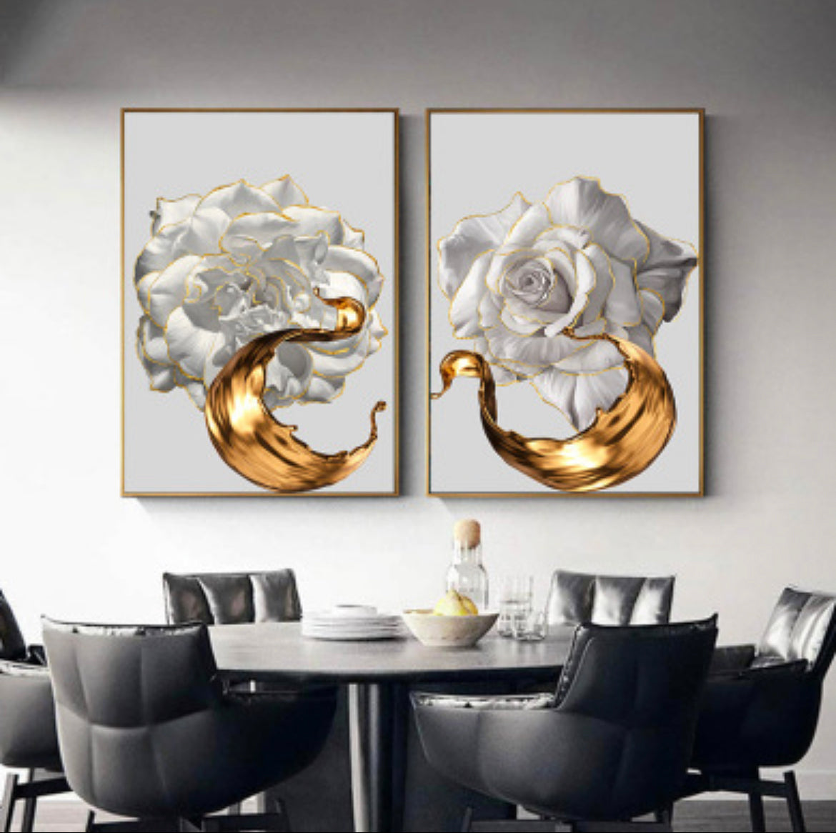 Golden Flower Canvas