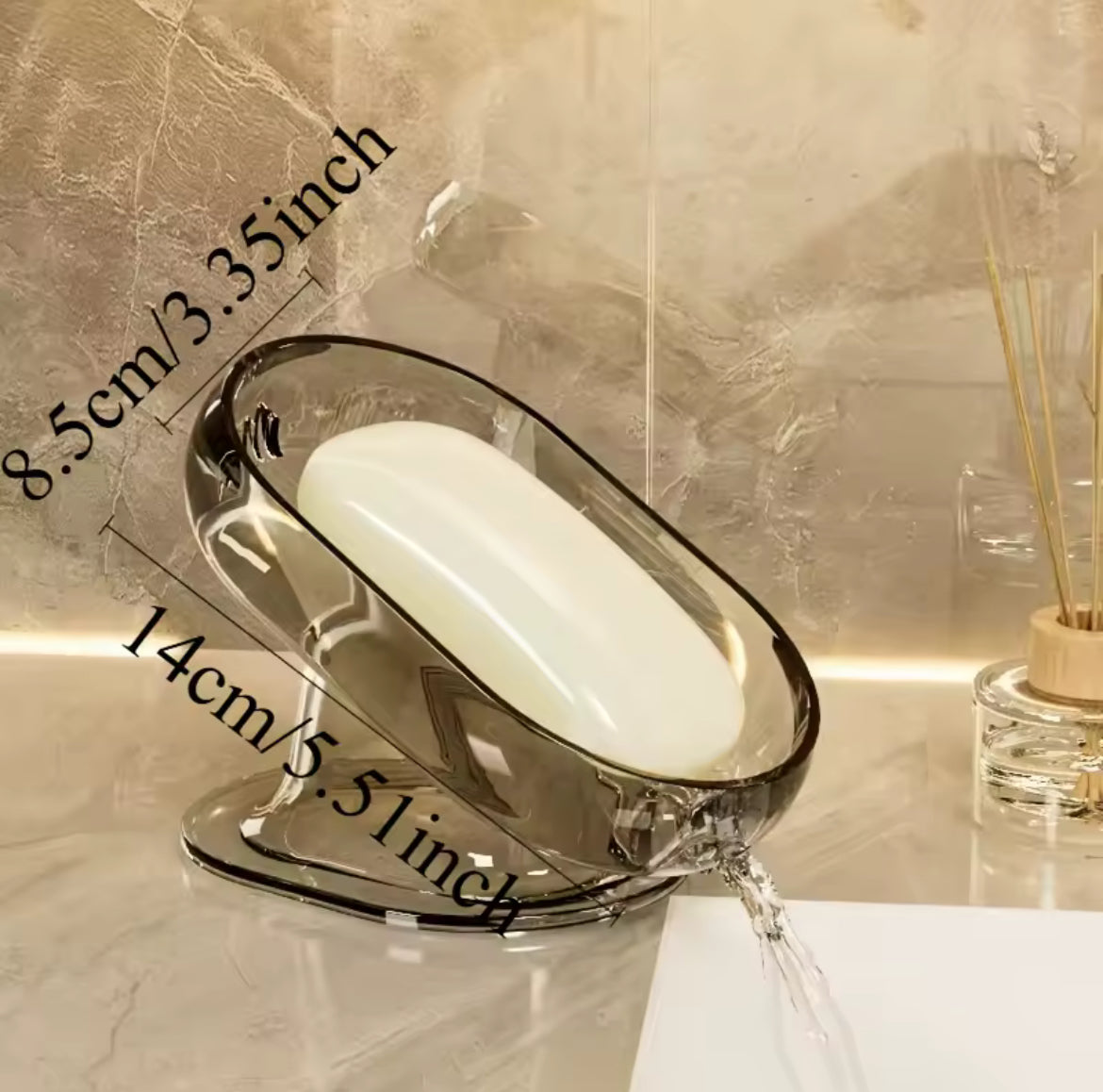 Self Draining Soap Holder