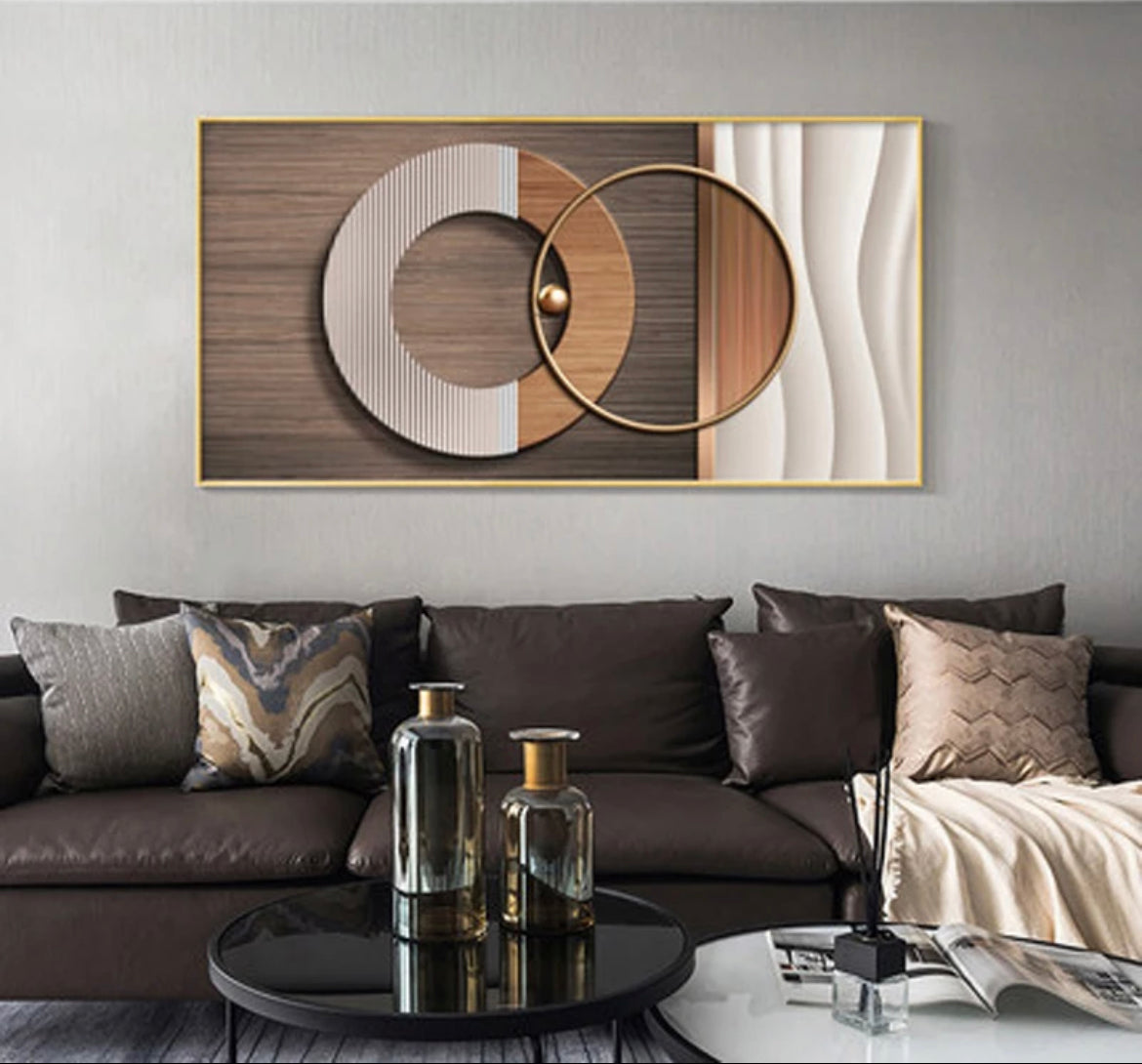 Geo Grain Canvas