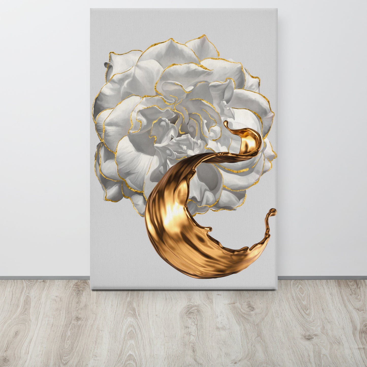 Golden Flower Canvas