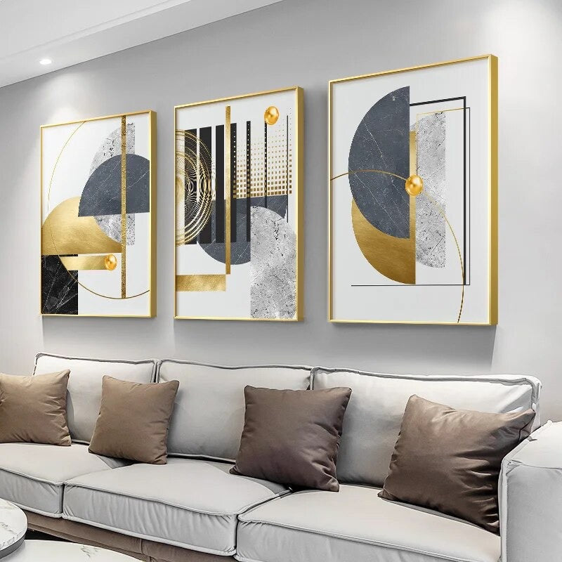 Geo Moon Canvas