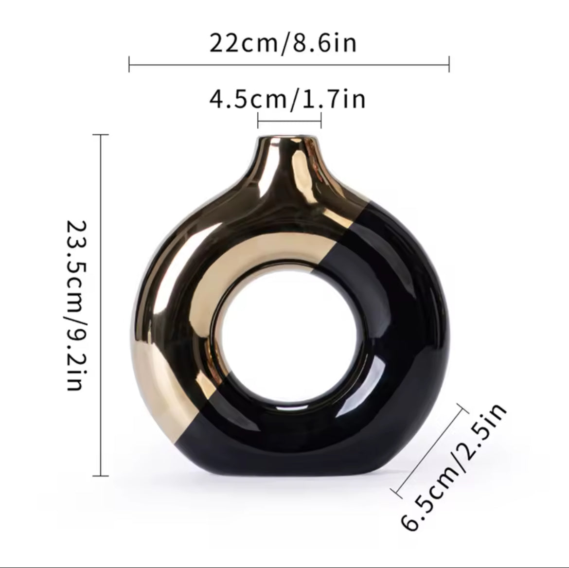 2 Tone Boho Vase Set