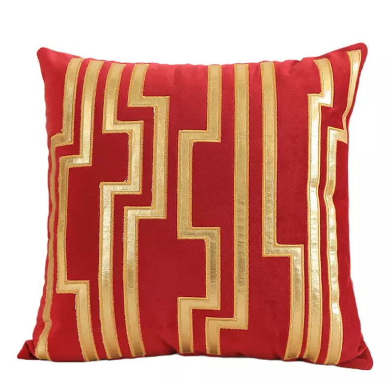 Exquisite Lines Bronzing Pillow Sham