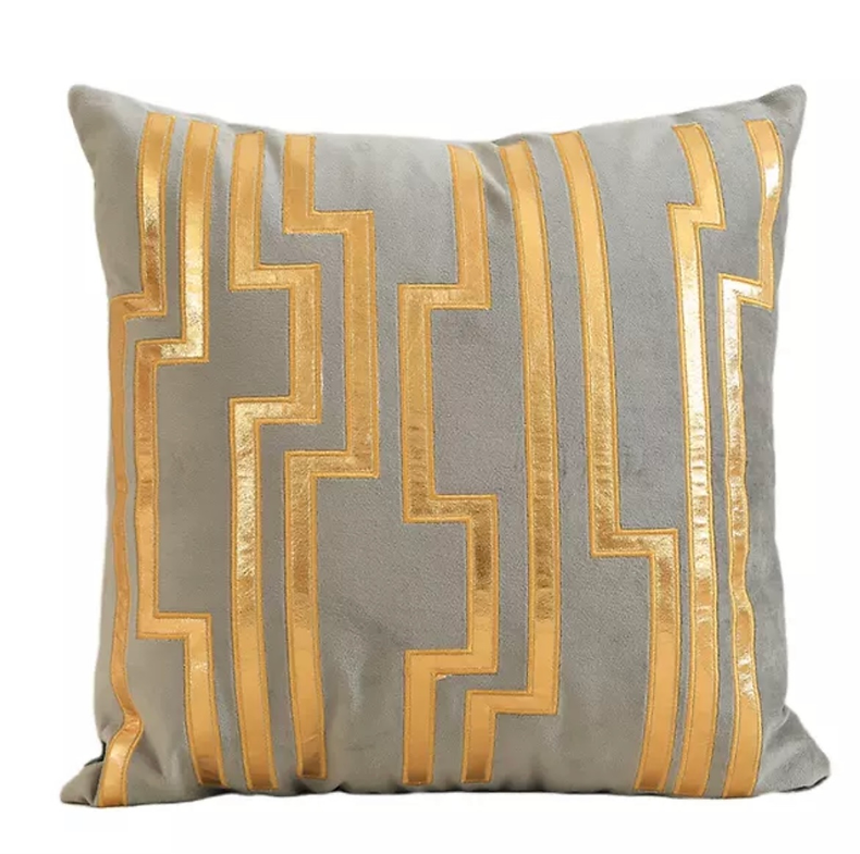 Exquisite Lines Bronzing Pillow Sham