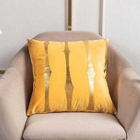 Golden Stroke Pillow Sham