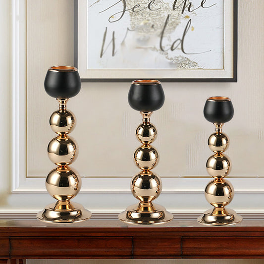 Golden Levels Candle Holder