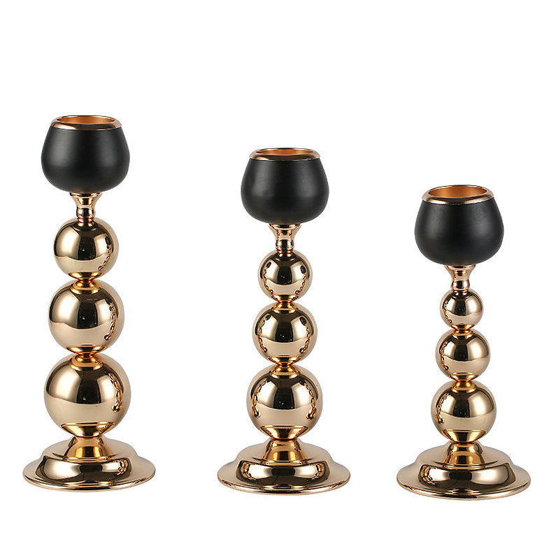 Golden Levels Candle Holder