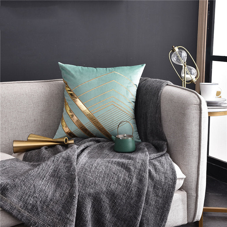 Light Lux American Style Embroidered Sham