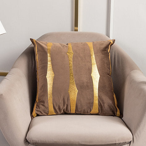 Golden Stroke Pillow Sham