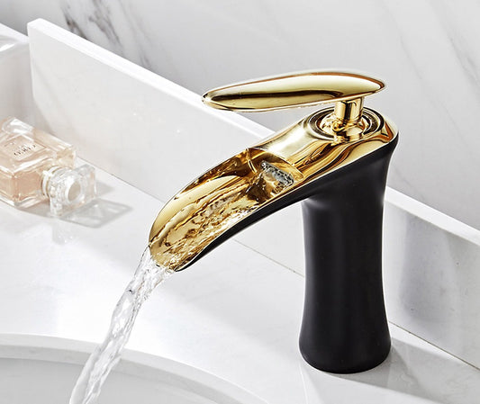 Lux Widespread Waterfall Faucet