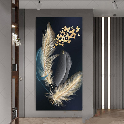 Poetry of Feathers Canvas