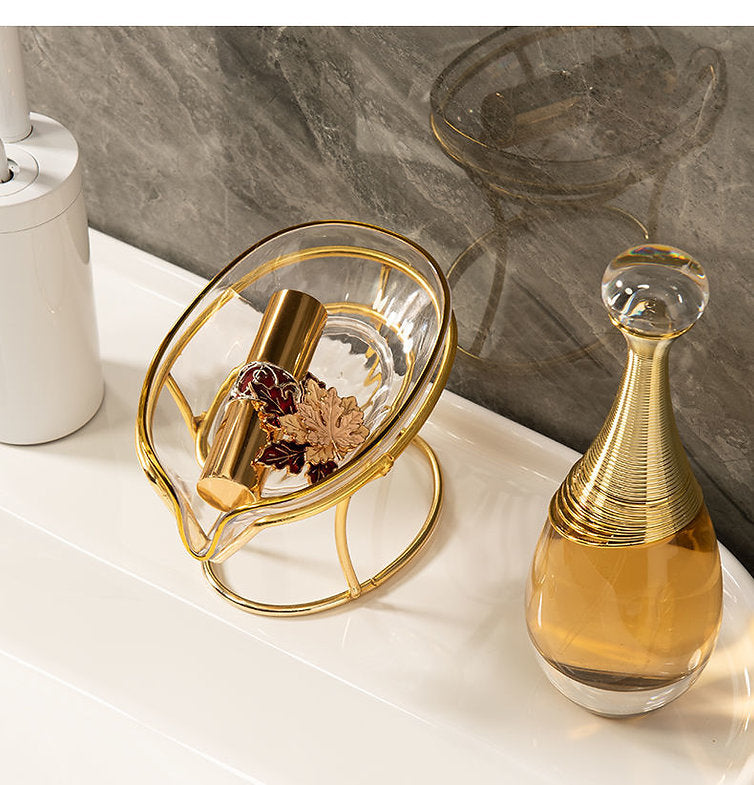 Light Luxury Golden Soap Holder